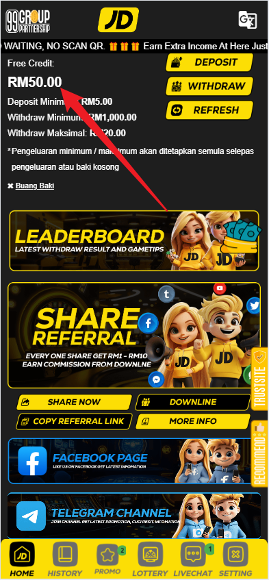 Step 4 - Register at JD99 Casino - Part 1 Step 4 - Register at JD99 Casino - Part 1