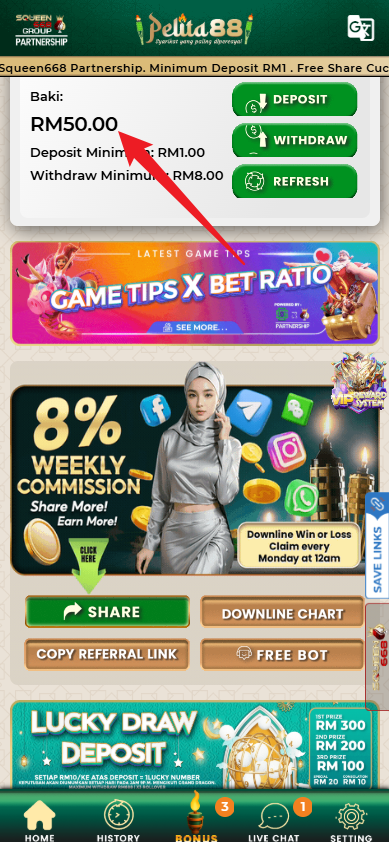 Step 4 - Register at Pelita88 Casino - Part 1