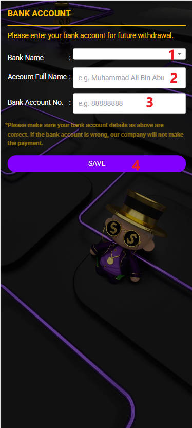 Step 2 - Register at iRoyal88 Casino - Free Credit Slot - Part 1
