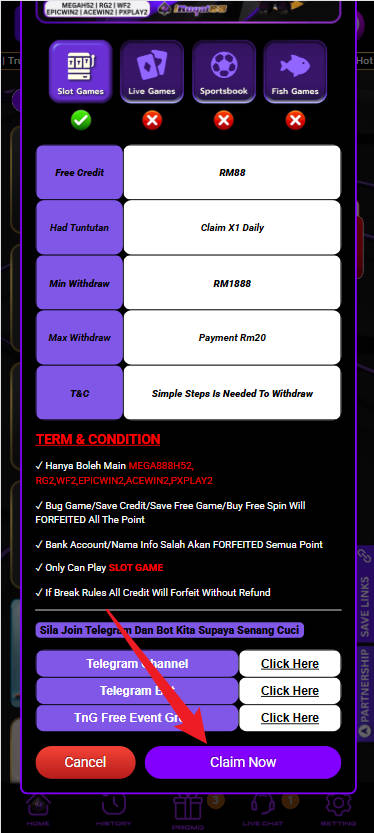 Step 3 - Register at iRoyal88 Casino - Free Credit Slot - Part 2