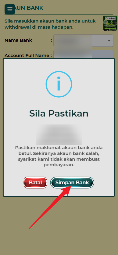 Step 2 - Register at Maju66 Casino - Part 2