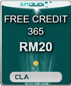 Freecreditrm - MyJudi96 Free Credit 365 - Banner