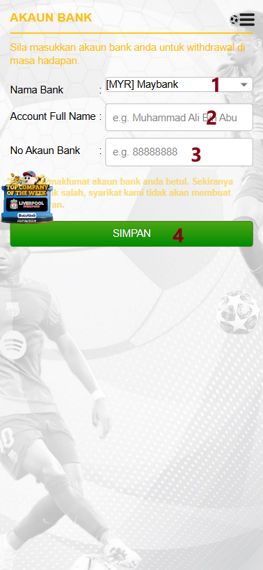 Step 2 - Register at Barcelona888 Casino - Part 1
