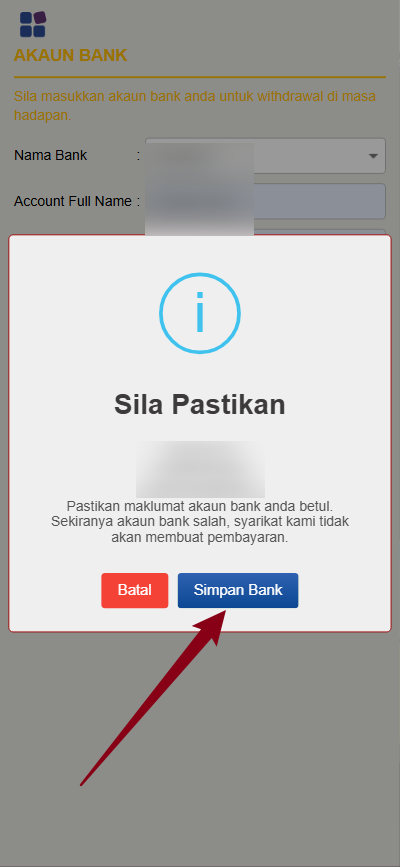 Step 2 - Register at Pepsi777 Casino - Part 2