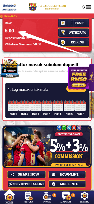 Step 4 - Register at Barcelona888 Casino - Free Credit Slot - Part 1