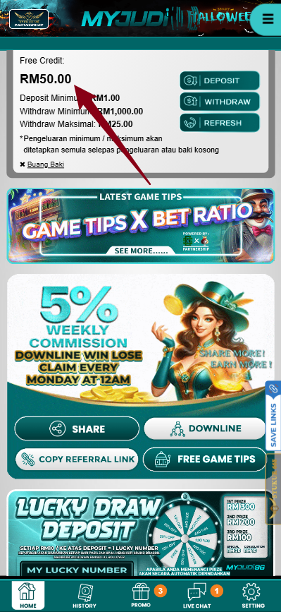 Step 4 - Register at MyJudi96 Casino - Part 1