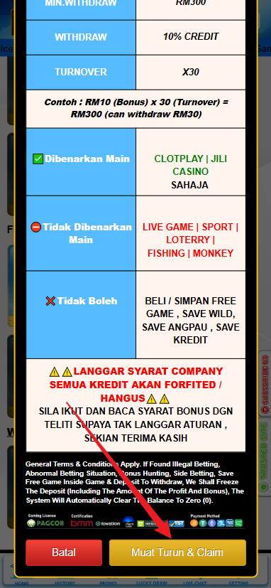 Step 3 - Register at Pavilion88 Casino - Free Credit Slot - Part 2