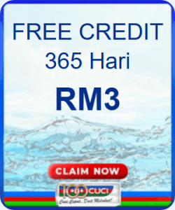 Freecreditrm - 100Cuci Free Credit 365 - Banner