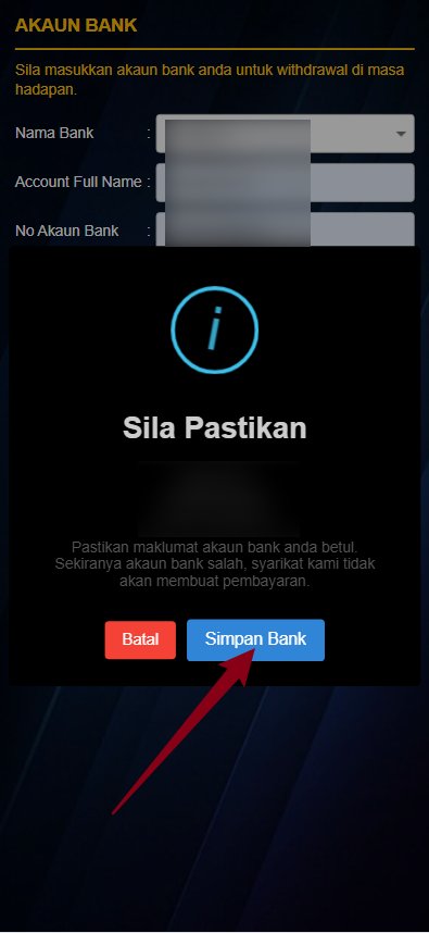 Step 2 - Register at 9kelab Casino - Part 2