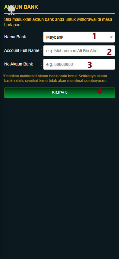 Step 2 - Register at Laju8 Casino - Part 1