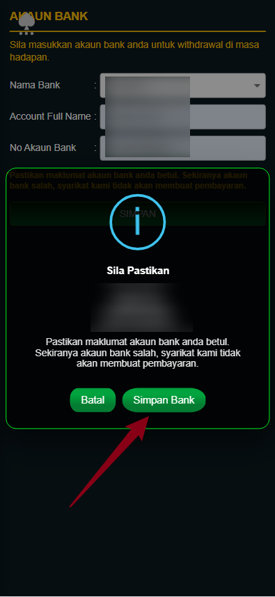 Step 2 - Register at Laju8 Casino - Part 2