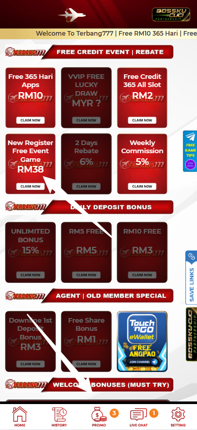 Step 3 - Register at Terbang777 Casino - Part 1
