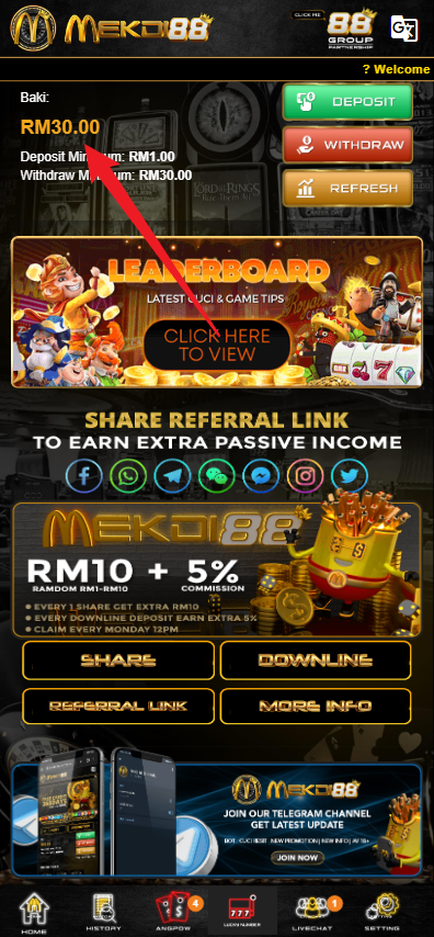 Step 4 - Register at Mekdi88 Casino - Free Credit Slot - Part 1